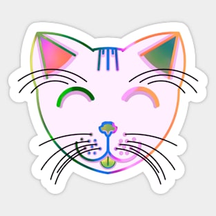 Happy Cat 13 Sticker